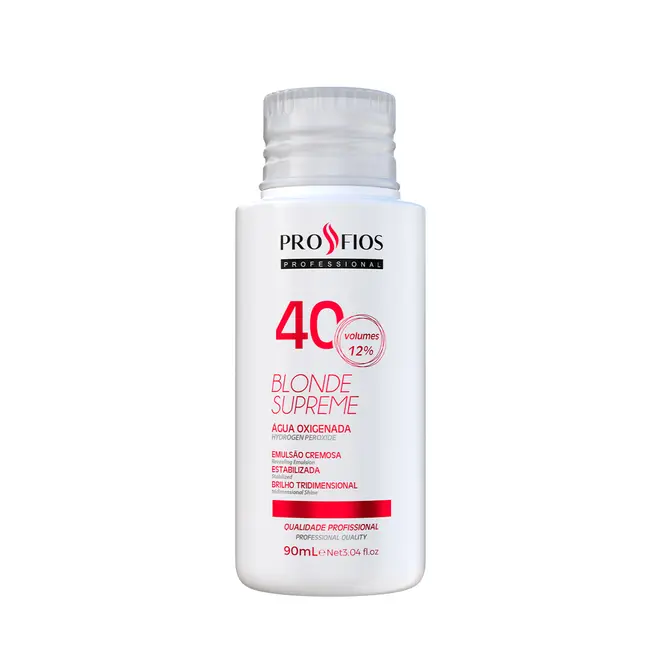 Agua Oxigenada Cremosa Profios 40 Volumes 90ml