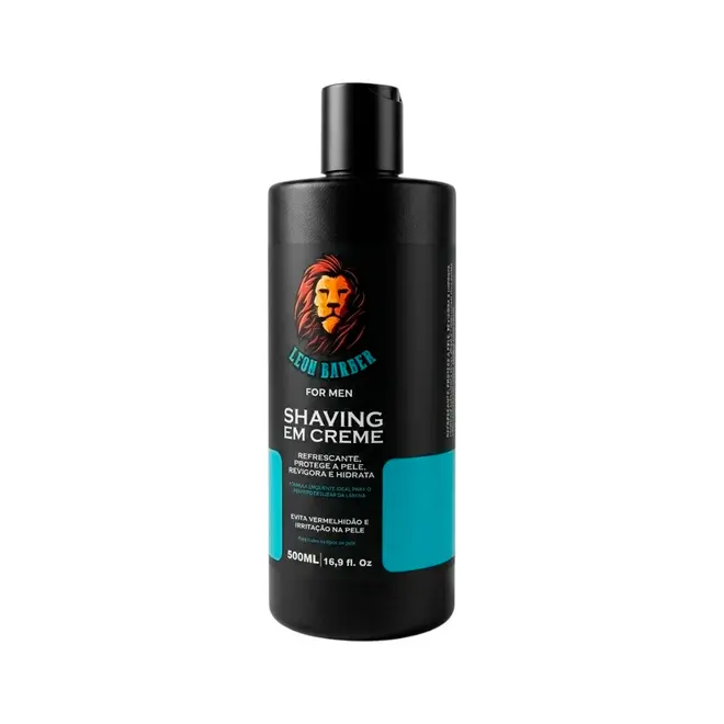 Shaving Creme para barbear Leon Barber 500ml