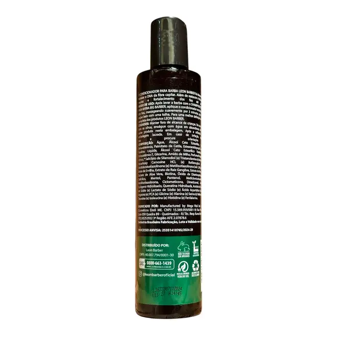 Condicionador para cabelo e barba Men Care Leon Barber 250ml