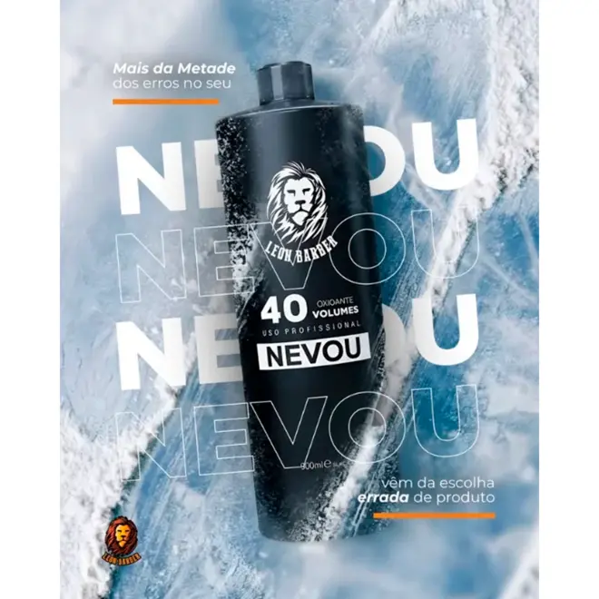 Água Oxigenada 40 Volumes 900ml Nevou Leon Barber                     Água Oxigenada 40 Volumes 900ml Nevou Leon Barber