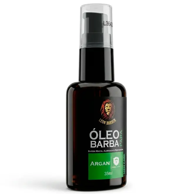 Óleo para Barba Argan Men Care Leon Barber 35ml