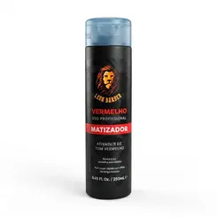 Matizador para cabelo e barba vermelho Leon Barber 250ml                                                 250ml