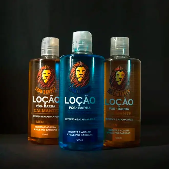 Loção pós barba Men Care Leon Barber 500ml