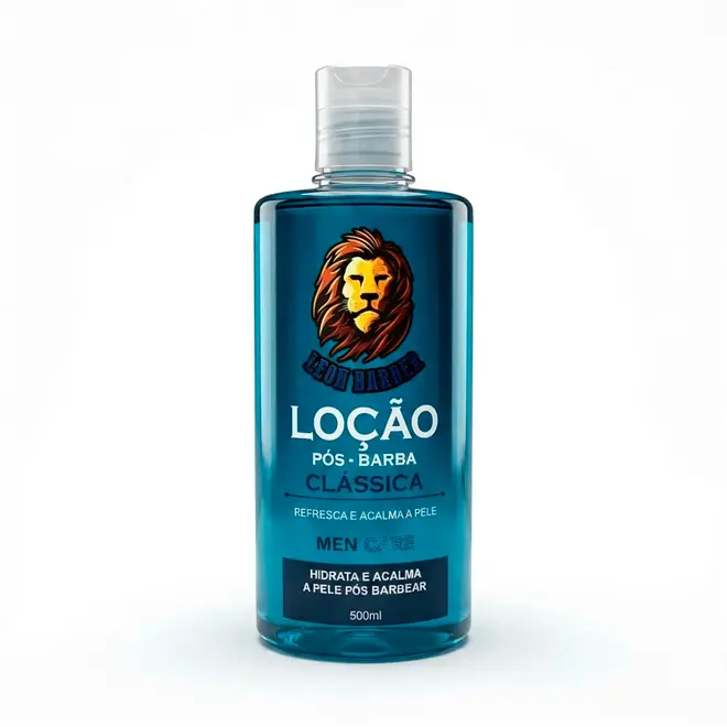 Loção pós barba Men Care Leon Barber 500ml