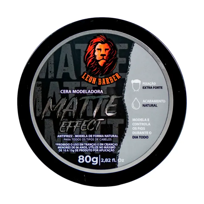 Cera Modeladora Leon Barber Mate 80g