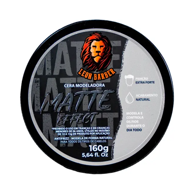Cera Modeladora Leon Barber Mate 160g