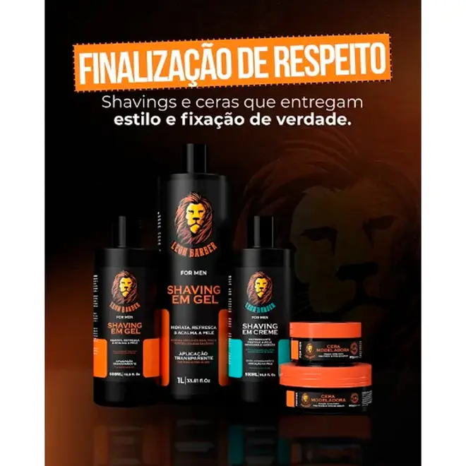 Cera Modeladora Leon Barber Incolor 160g