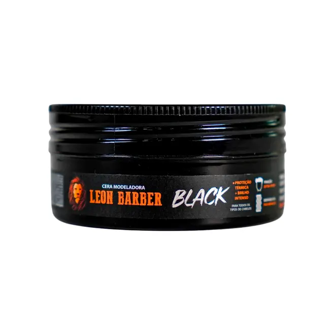 Cera Modeladora Black Leon Barber Fixação Extra Forte 160g