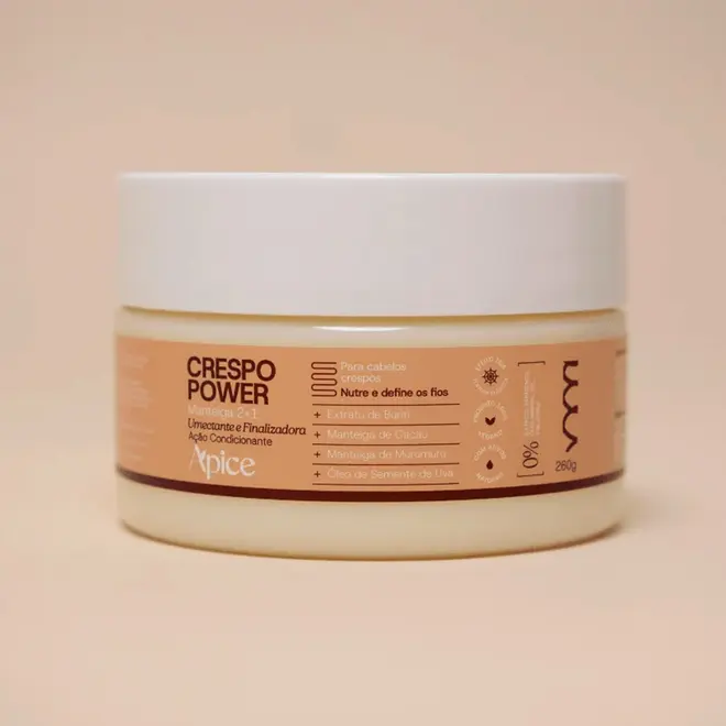 Manteiga 2x1 Umectante e Finalizadora Crespo Power 260g