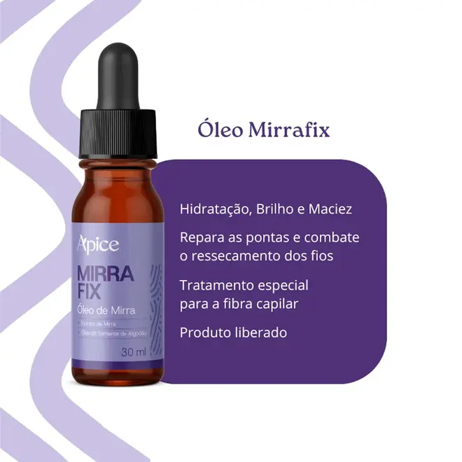 Óleo Capilar Apice Mirrafix 30ml
