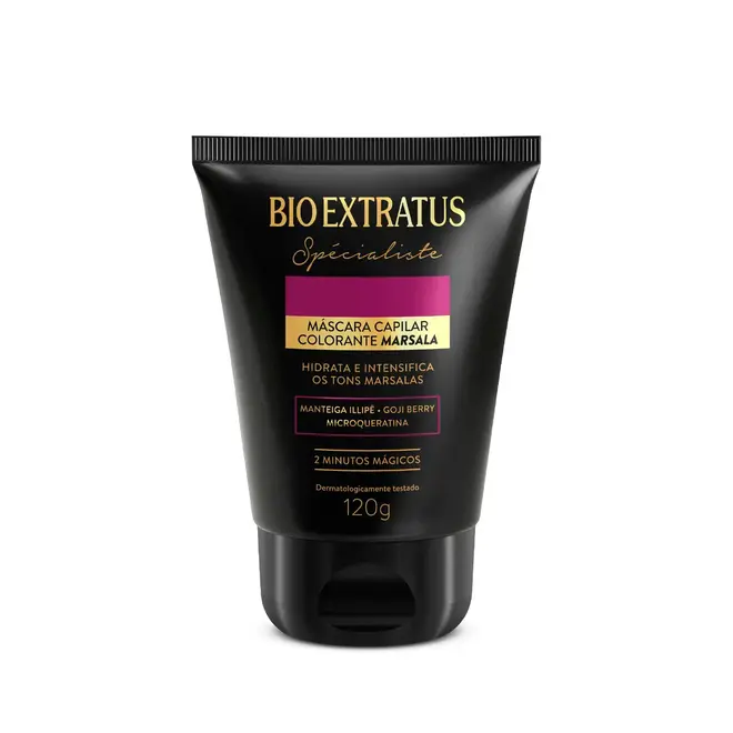 Máscara Capilar Bio Extratus Spécialiste Condicionante Colorante Marsala 120g