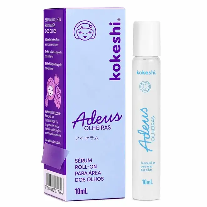 Sérum Kokeshi Roll-on Adeus Olheiras 10mL