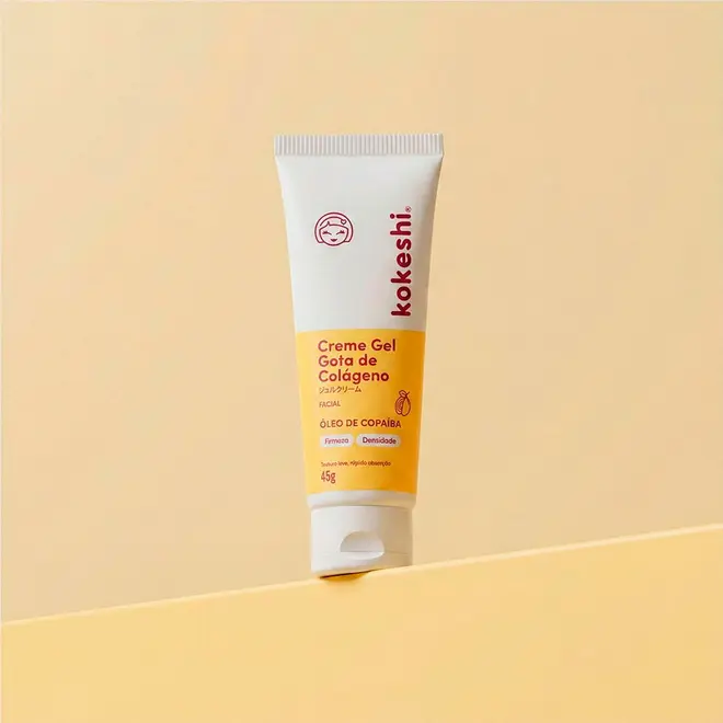 Creme Gel Facial Kokeshi Gota de Colágeno 45g