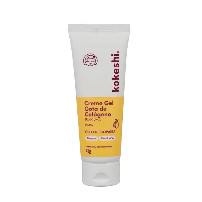 Creme Gel Facial Kokeshi Gota de Colágeno 45g
