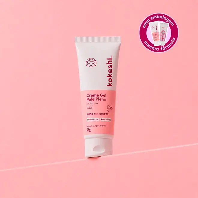 Creme Gel Facial Kokeshi Pele Plena 45g